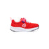 Sneakers rosse in tessuto mesh con logo laterale Benetton Pepper Knite Td, Scarpe Bambini, SKU s333500036, Immagine 0